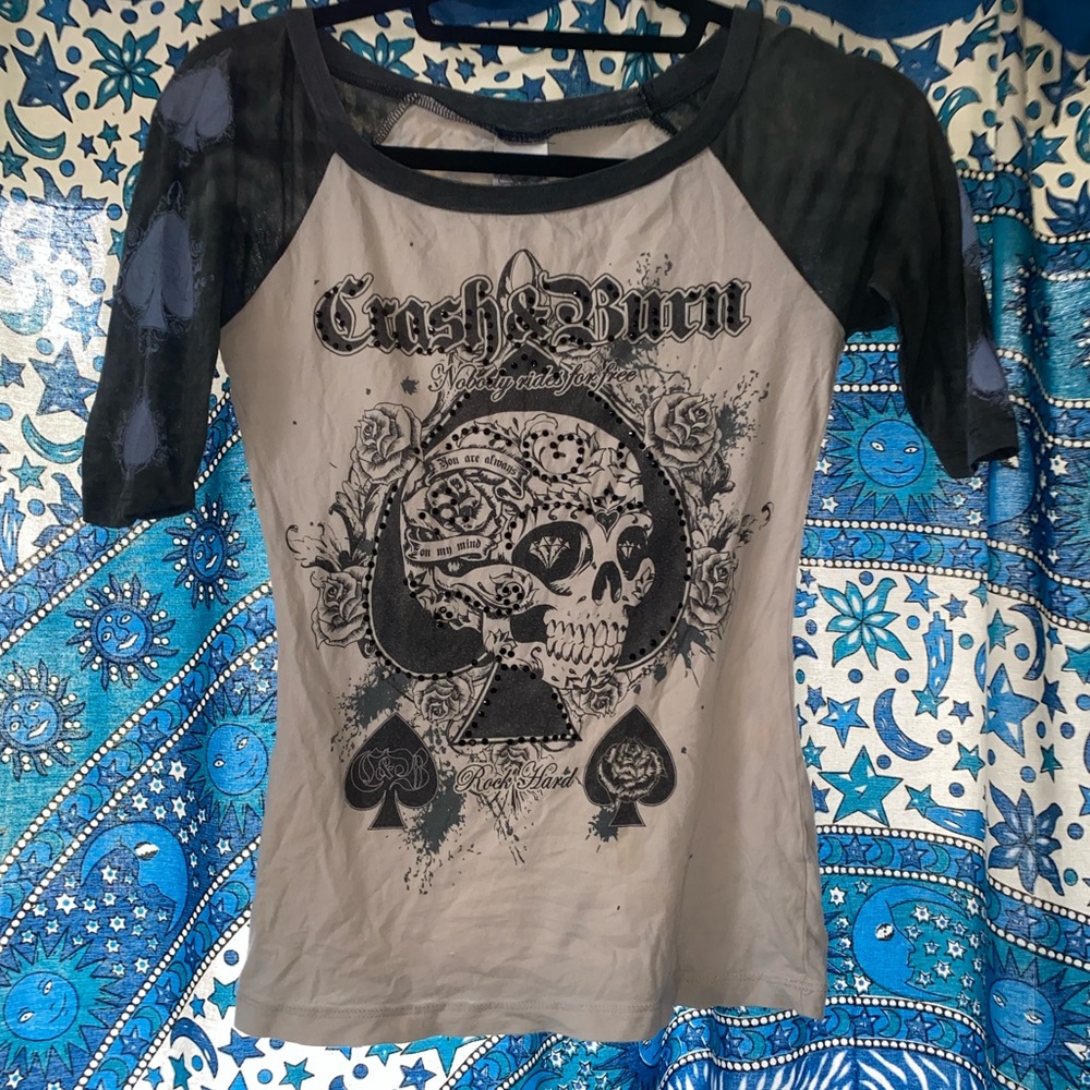Crash and burn t-shirt